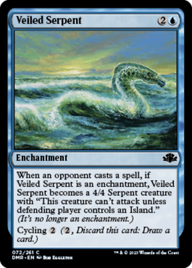 Veiled Serpent [Dominaria Remastered] | Silver Goblin