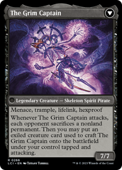 Throne of the Grim Captain // The Grim Captain [The Lost Caverns of Ixalan Prerelease Cards] | Silver Goblin