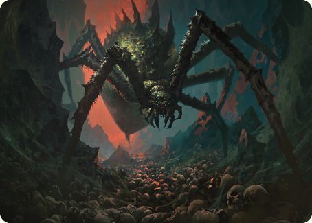 Shelob, Child of Ungoliant Art Card [The Lord of the Rings: Tales of Middle-earth Art Series] | Silver Goblin