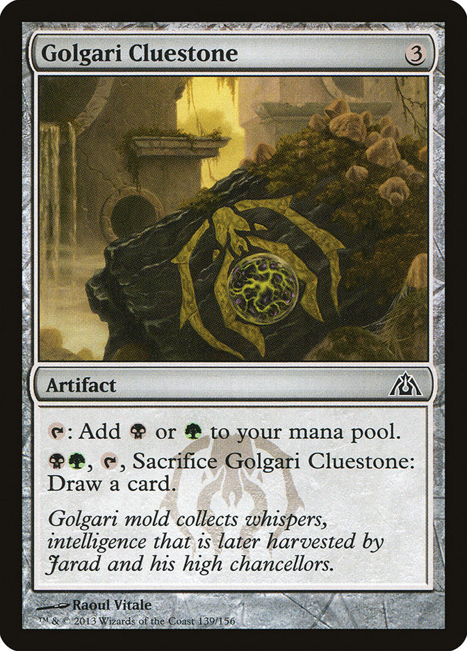 Golgari Cluestone [Dragon's Maze] | Silver Goblin