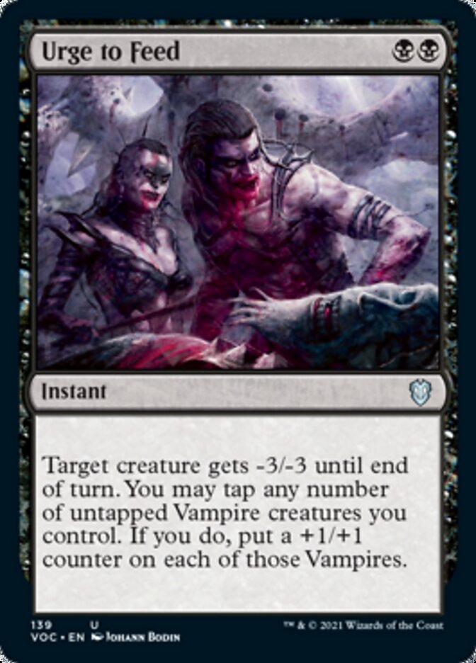 Urge to Feed [Innistrad: Crimson Vow Commander] | Silver Goblin