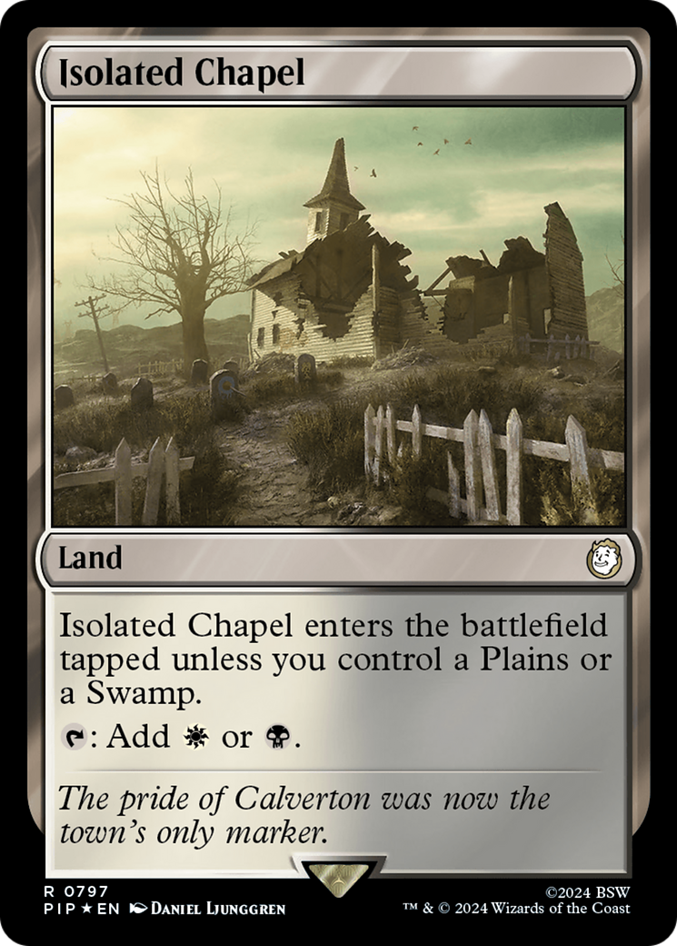 Isolated Chapel (Surge Foil) [Fallout] | Silver Goblin