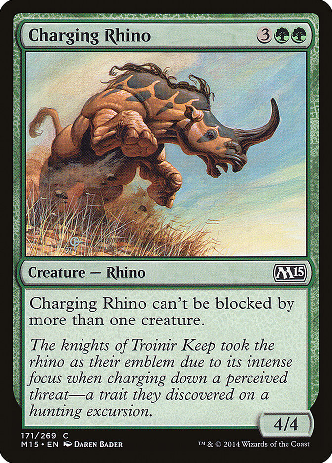 Charging Rhino [Magic 2015] | Silver Goblin