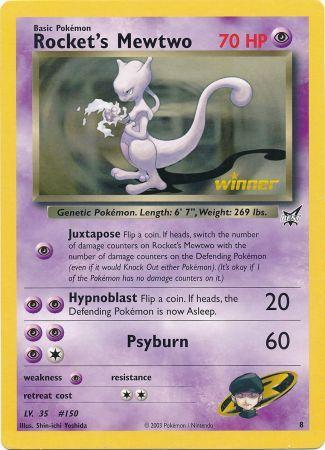 Rocket's Mewtwo (8) (Jumbo Card) [Best of Promos] | Silver Goblin