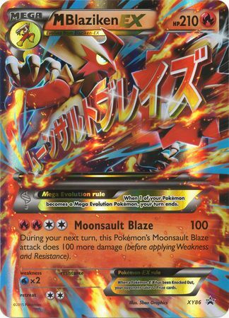 M Blaziken EX (XY86) (Jumbo Card) [XY: Black Star Promos] | Silver Goblin