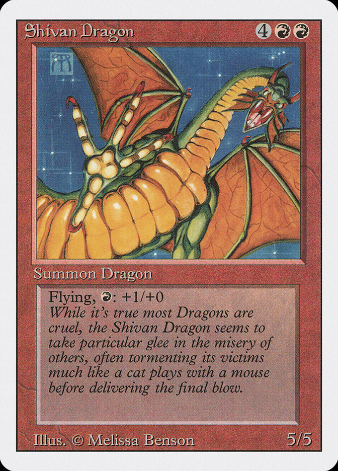 Shivan Dragon [Revised Edition] | Silver Goblin