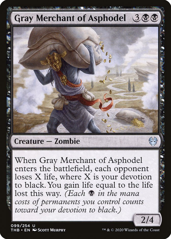 Gray Merchant of Asphodel [Theros Beyond Death] | Silver Goblin