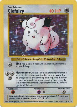Clefairy (5/102) [Base Set Shadowless Unlimited] | Silver Goblin