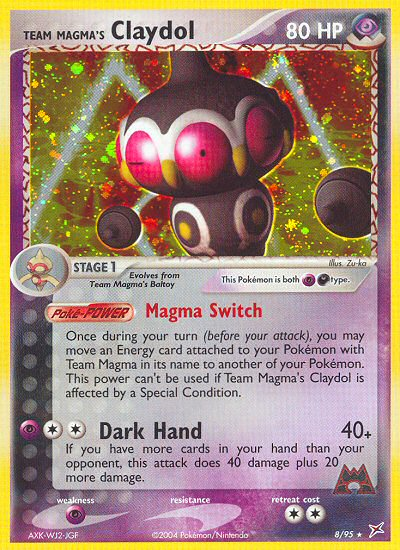 Team Magma's Claydol (8/95) [EX: Team Magma vs Team Aqua] | Silver Goblin