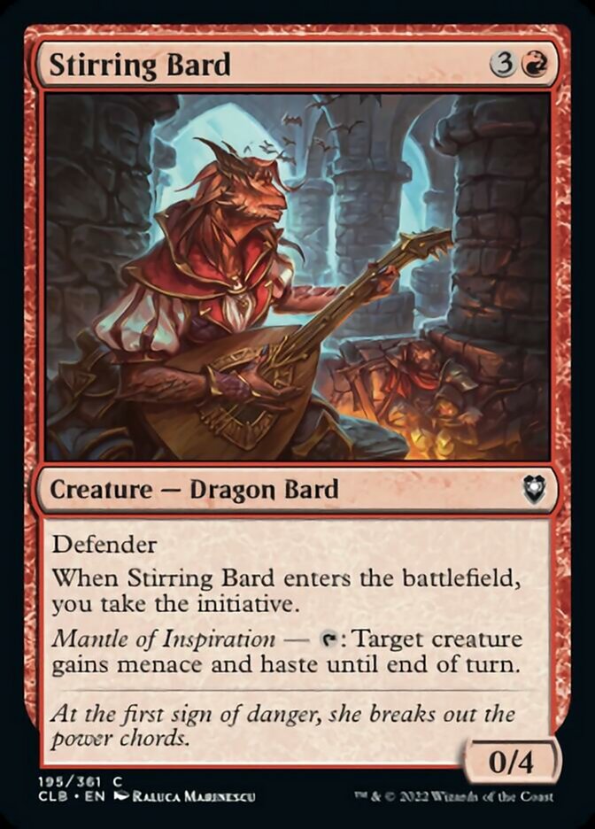 Stirring Bard [Commander Legends: Battle for Baldur's Gate] | Silver Goblin