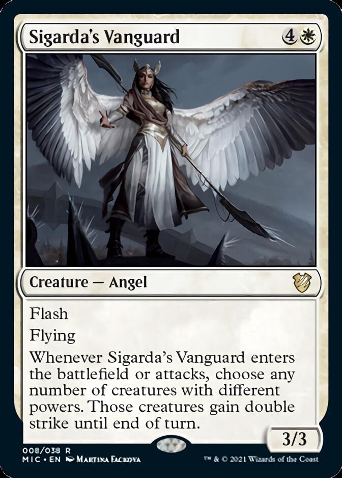Sigarda's Vanguard [Innistrad: Midnight Hunt Commander] | Silver Goblin