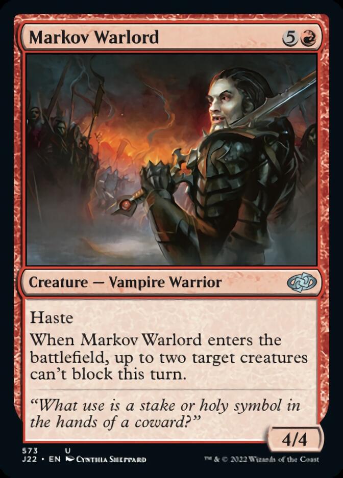 Markov Warlord [Jumpstart 2022] | Silver Goblin