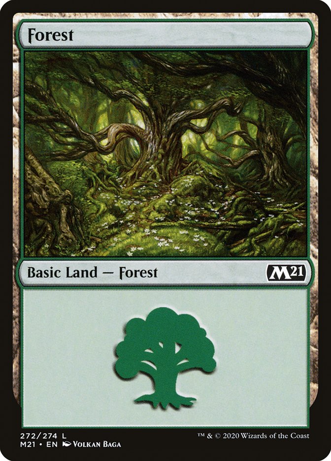 Forest (272) [Core Set 2021] | Silver Goblin