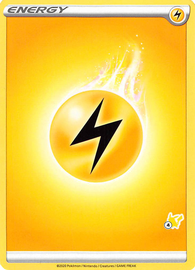Lightning Energy (Pikachu Stamp #4) [Battle Academy 2022] | Silver Goblin