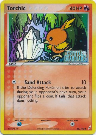Torchic (66/100) (Stamped) [EX: Crystal Guardians] | Silver Goblin