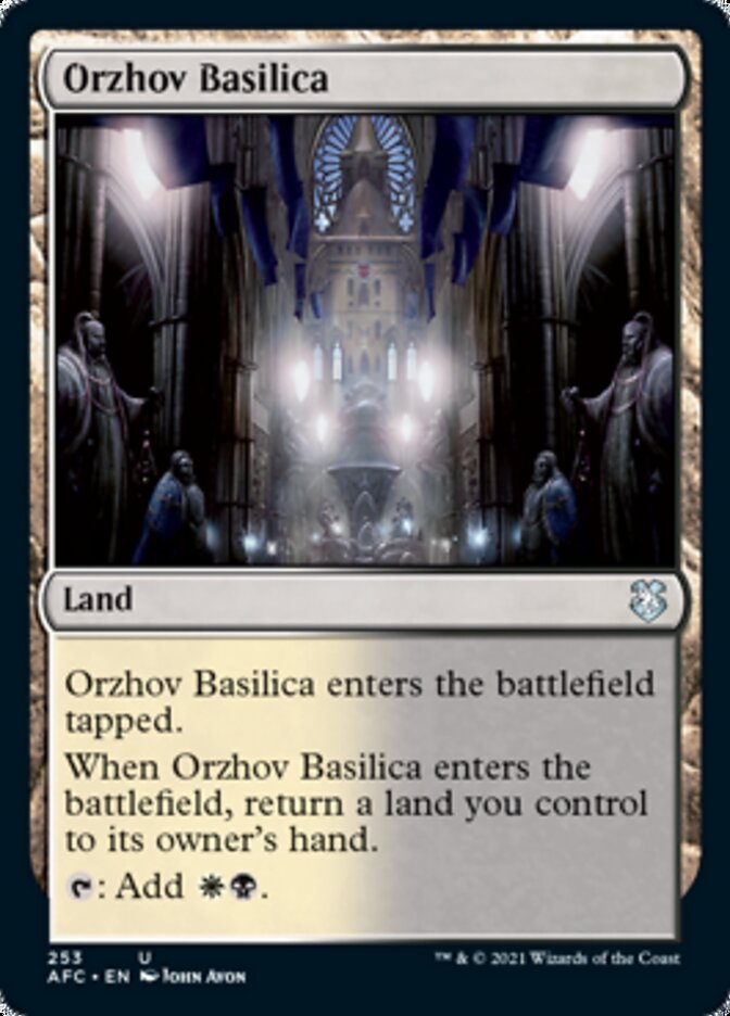 Orzhov Basilica [Dungeons & Dragons: Adventures in the Forgotten Realms Commander] | Silver Goblin