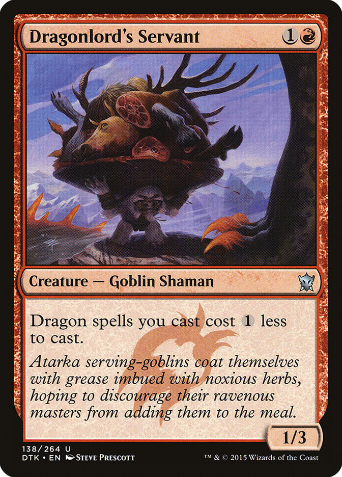Dragonlord's Servant [Dragons of Tarkir] | Silver Goblin