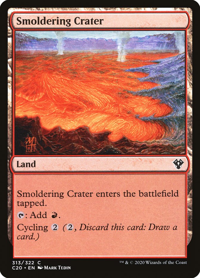 Smoldering Crater [Commander 2020] | Silver Goblin