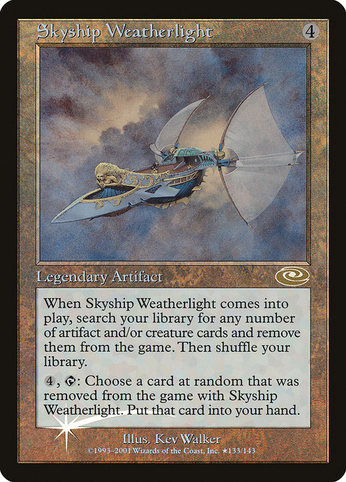 Skyship Weatherlight (Kev Walker) [Planeshift] | Silver Goblin