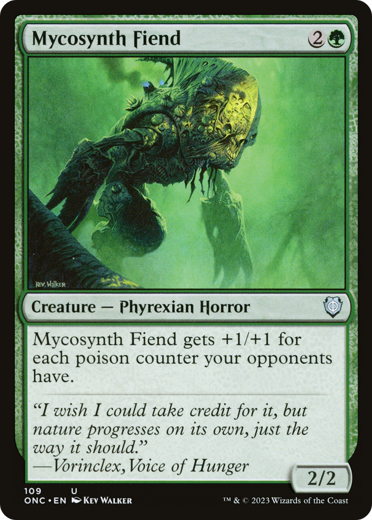 Mycosynth Fiend [Phyrexia: All Will Be One Commander] | Silver Goblin