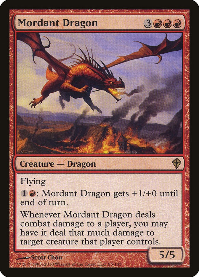 Mordant Dragon [Worldwake] | Silver Goblin
