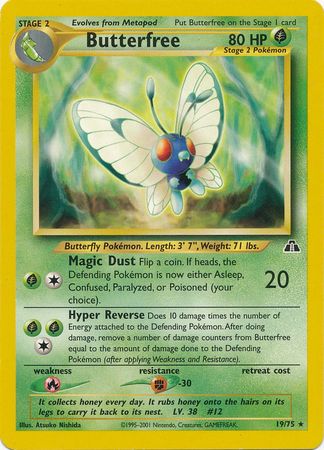 Butterfree (19/75) [Neo Discovery Unlimited] | Silver Goblin