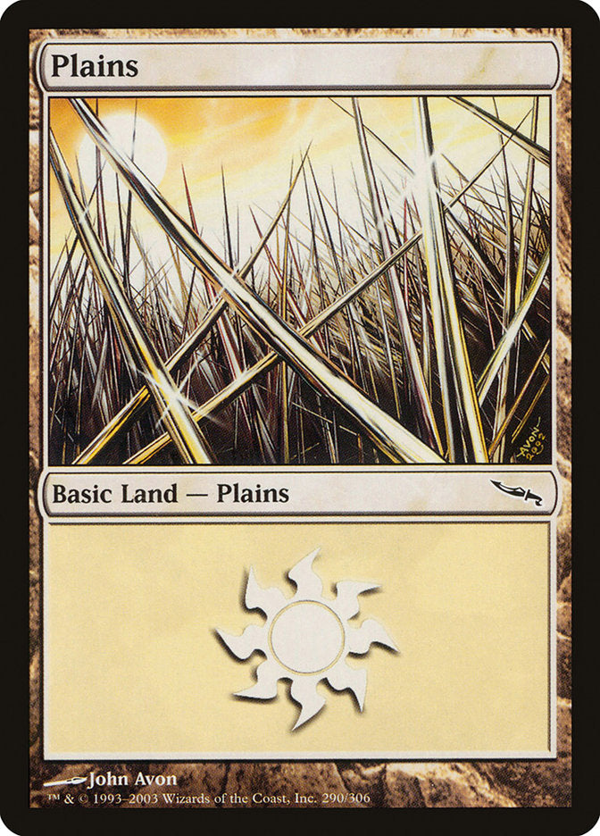 Plains (290) [Mirrodin] | Silver Goblin