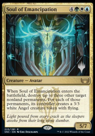 Soul of Emancipation (Promo Pack) [Streets of New Capenna Promos] | Silver Goblin