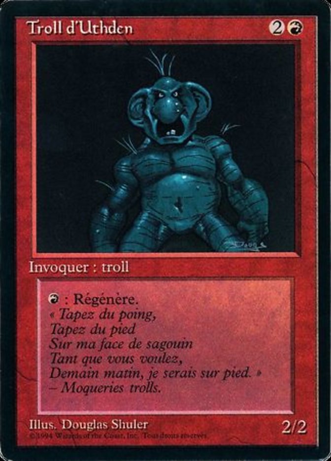 Uthden Troll [Foreign Black Border] | Silver Goblin