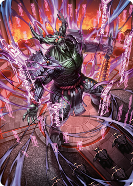 Hidetsugu, Devouring Chaos Art Card [Kamigawa: Neon Dynasty Art Series] | Silver Goblin