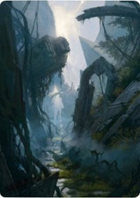 Swamp 2 Art Card [Zendikar Rising Art Series] | Silver Goblin