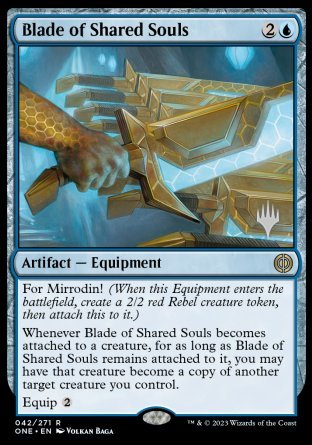 Blade of Shared Souls (Promo Pack) [Phyrexia: All Will Be One Promos] | Silver Goblin