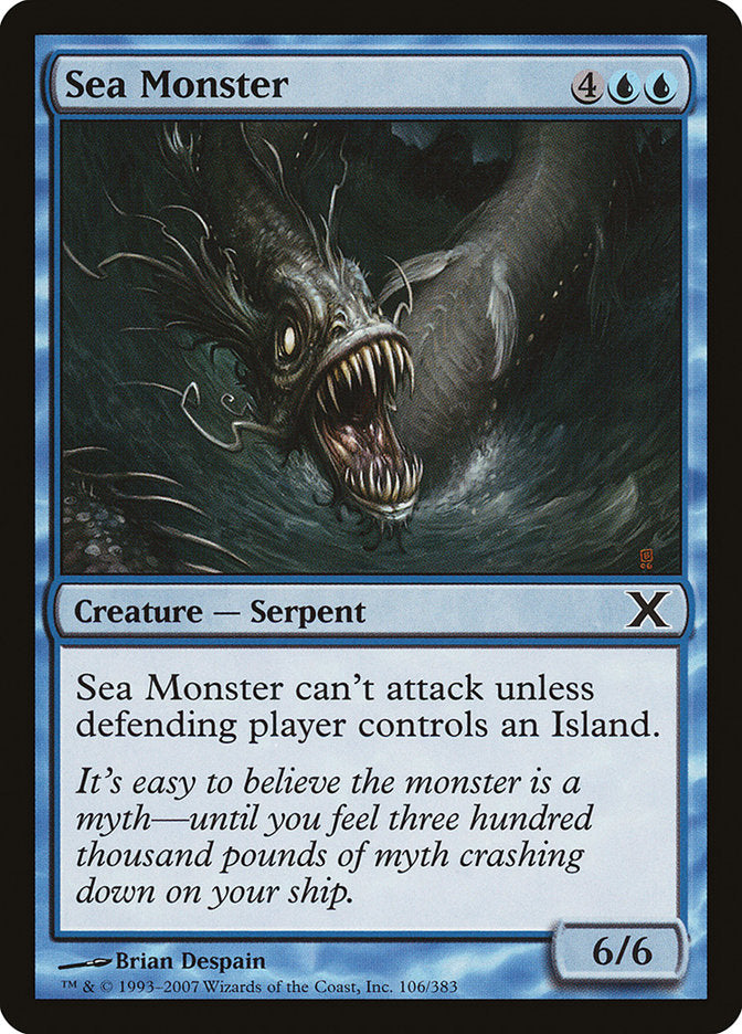 Sea Monster [Tenth Edition] | Silver Goblin