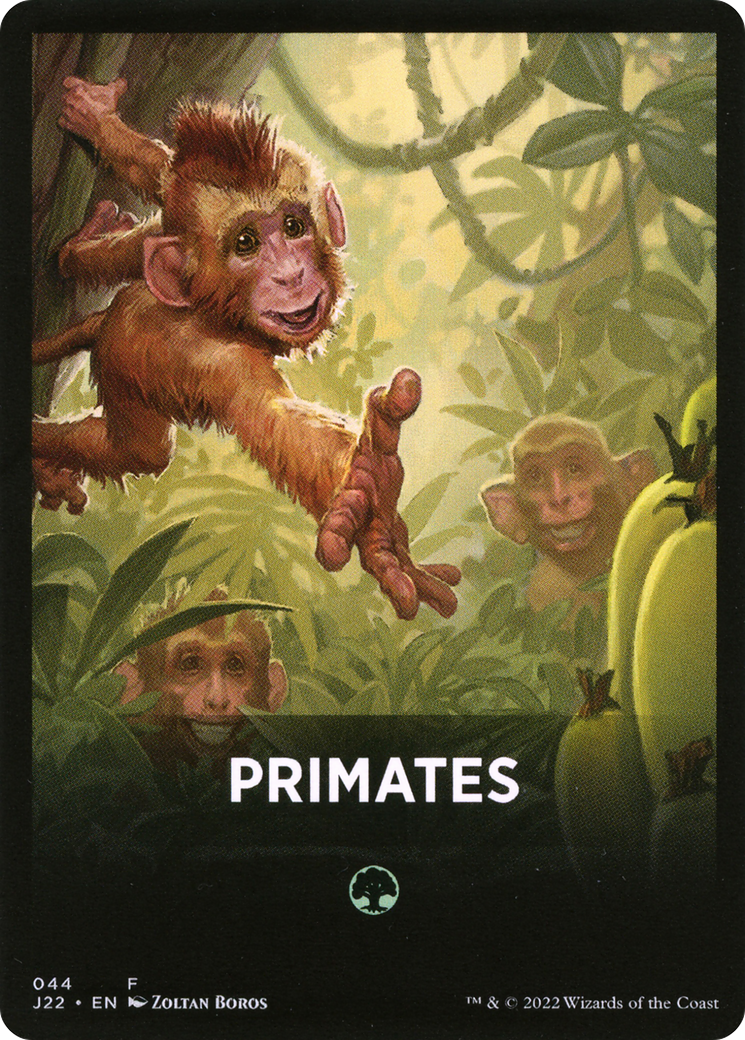 Primates Theme Card [Jumpstart 2022 Front Cards] | Silver Goblin