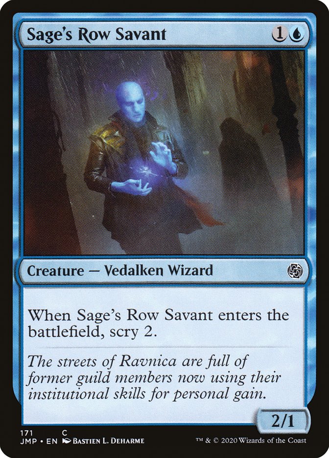 Sage's Row Savant [Jumpstart] | Silver Goblin