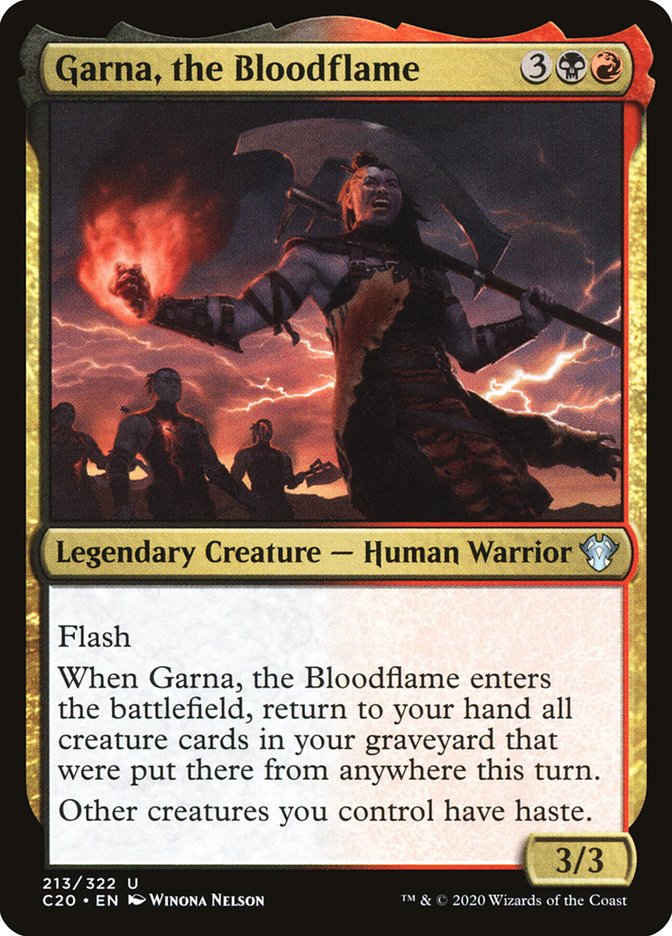 Garna, the Bloodflame [Commander 2020] | Silver Goblin