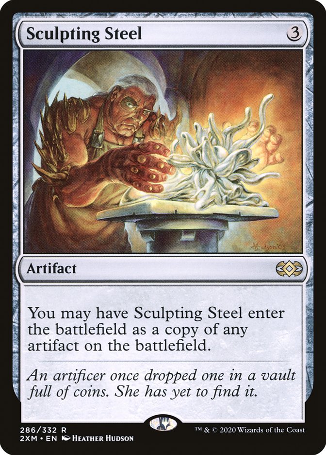 Sculpting Steel [Double Masters] | Silver Goblin