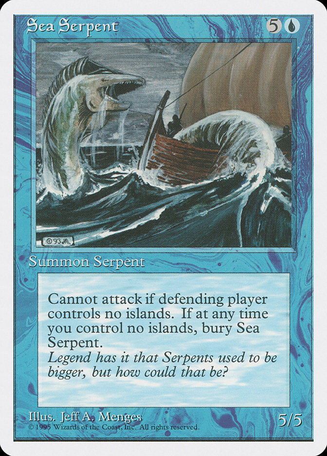 Sea Serpent [Fourth Edition] | Silver Goblin