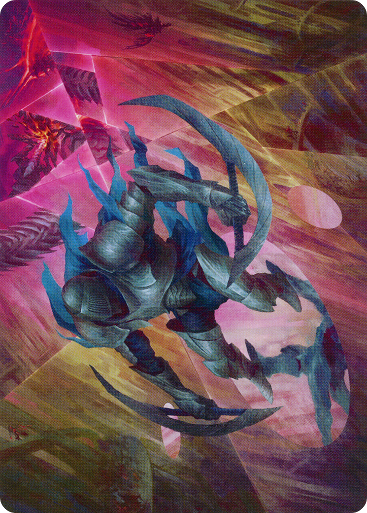Xerex Strobe-Knight Art Card [March of the Machine Art Series] | Silver Goblin