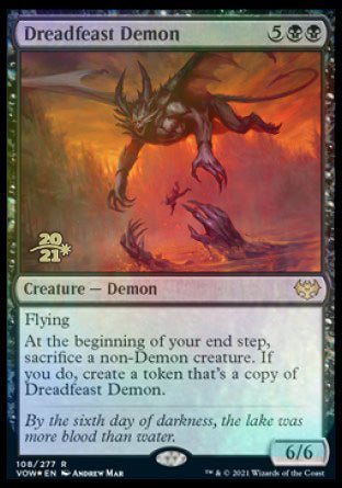 Dreadfeast Demon [Innistrad: Crimson Vow Prerelease Promos] | Silver Goblin
