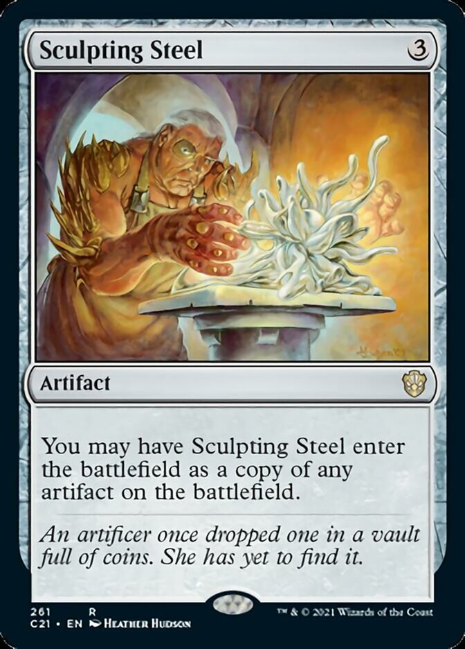 Sculpting Steel [Commander 2021] | Silver Goblin