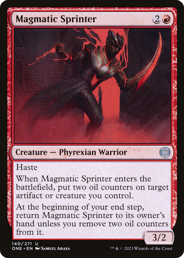 Magmatic Sprinter [Phyrexia: All Will Be One] | Silver Goblin