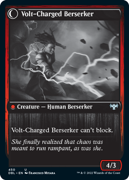 Voltaic Visionary // Volt-Charged Berserker [Innistrad: Double Feature] | Silver Goblin