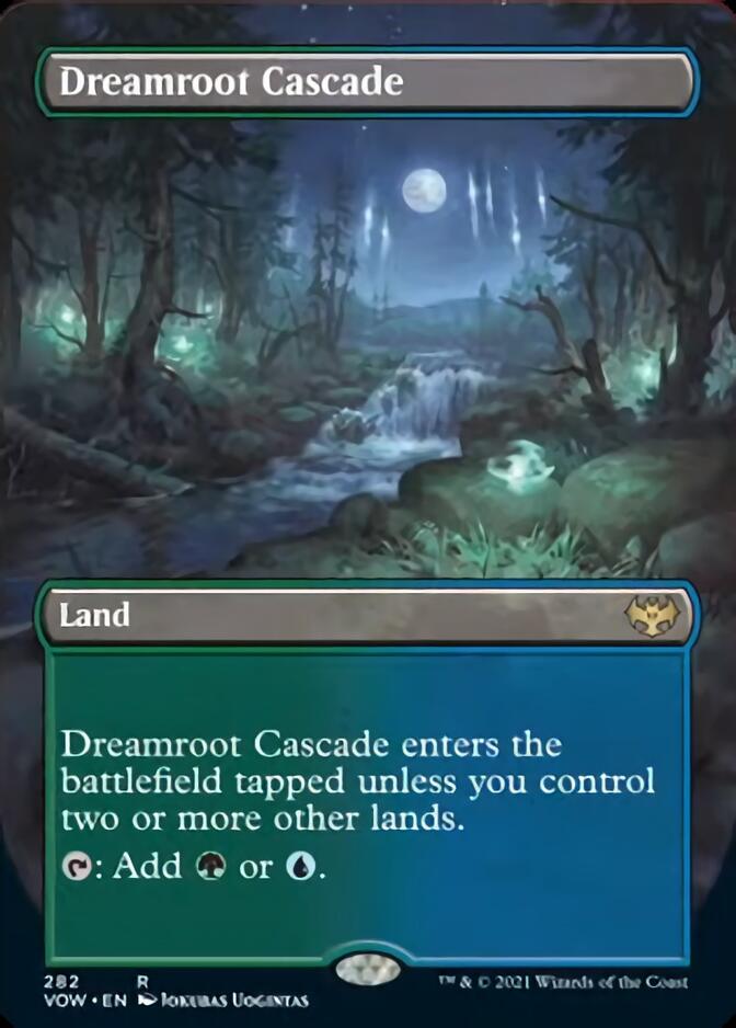 Dreamroot Cascade (Borderless Alternate Art) [Innistrad: Crimson Vow] | Silver Goblin