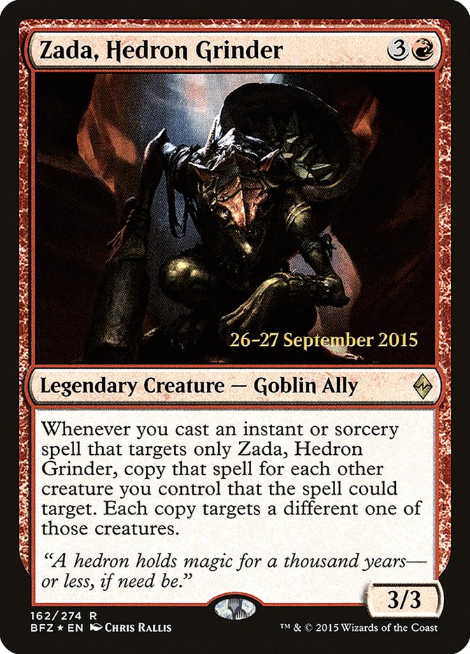 Zada, Hedron Grinder [Battle for Zendikar Prerelease Promos] | Silver Goblin