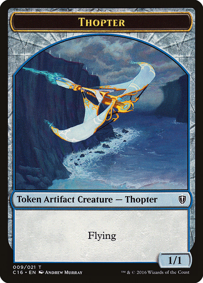 Goat // Thopter Double-Sided Token [Commander 2016 Tokens] | Silver Goblin