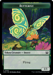 Butterfly // City's Blessing Double-Sided Token [March of the Machine Commander Tokens] | Silver Goblin
