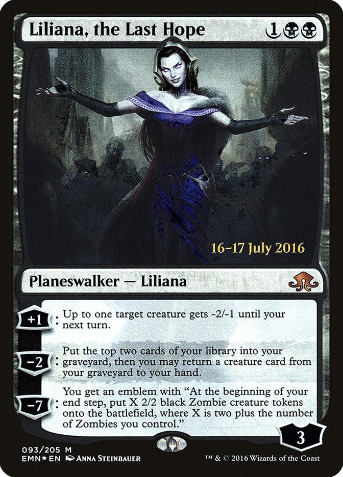 Liliana, the Last Hope [Eldritch Moon Prerelease Promos] | Silver Goblin