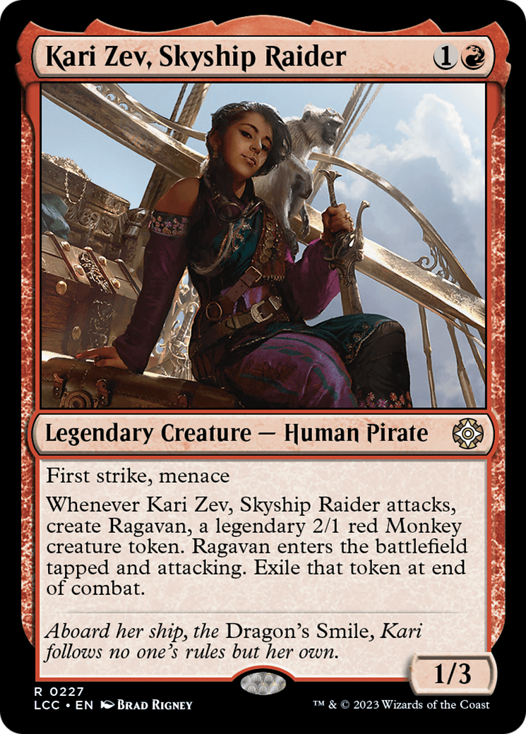 Kari Zev, Skyship Raider [The Lost Caverns of Ixalan Commander] | Silver Goblin