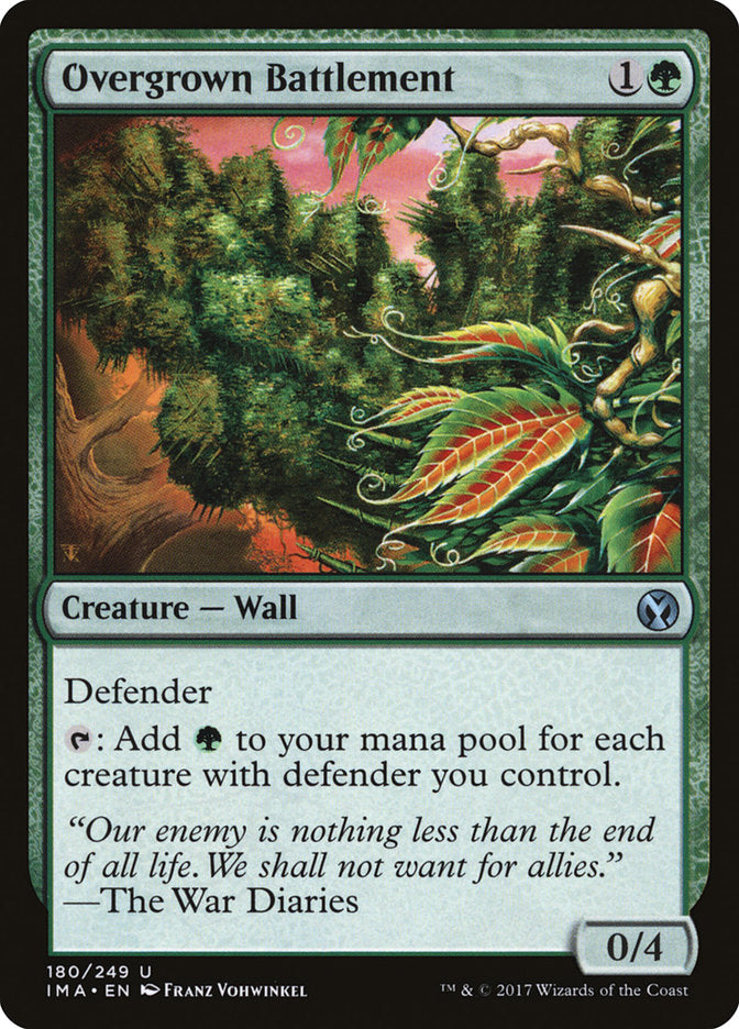 Overgrown Battlement [Iconic Masters] | Silver Goblin